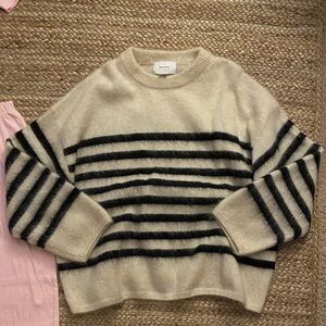 H&M Collection Oversized Striped Sweater